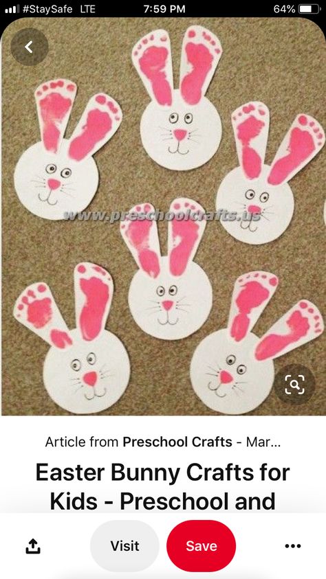 Easter Bunny Crafts For Kids, Bunny Crafts For Kids, Påskeaktiviteter For Barn, Bunny Rabbit Crafts, Preschool Easter, Easter Crafts Preschool, Easter Crafts For Toddlers, April Crafts, Rabbit Crafts