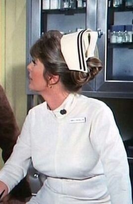 Nurse Dress Uniform, Julie London, 1970s Tv Shows, Narrative Photography, Nurse Cap, Vintage Nurse, Women's Uniforms, Nursing Cap, Nurse Uniform