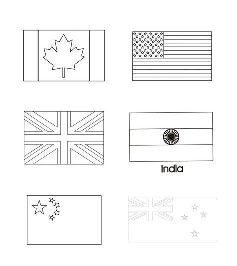 Do you wish to instill patriotic values in your kid at a tender age  respect them? Then why not give him these 10 free printable world flags coloring pages Coloring Flags Free Printable, Flag Coloring Pages Free Printable, Printable Flags Of The World, World Flags Printable, Flags Coloring Pages, American Flag Coloring Page, Printable Flags, World Flags, Flag Printable