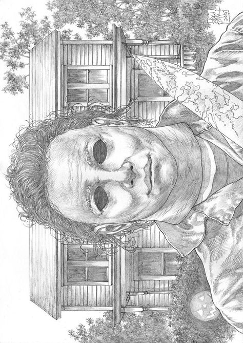 Michael Myers Artwork, Michael Myers Mask Drawing, Halloween Realistic Drawing, Halloween Michael Myers Art, Michael Myers Drawing Pencil, Michael Myers Coloring Pages, Horror Movie Drawings Pencil, Michael Myers Drawings, Michael Myers Drawing Easy