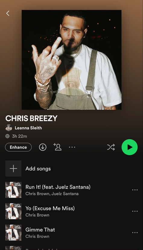 Chris Brown Spotify, Chris Breezy, Chris Brown, Songs, Music, Quick Saves, Art