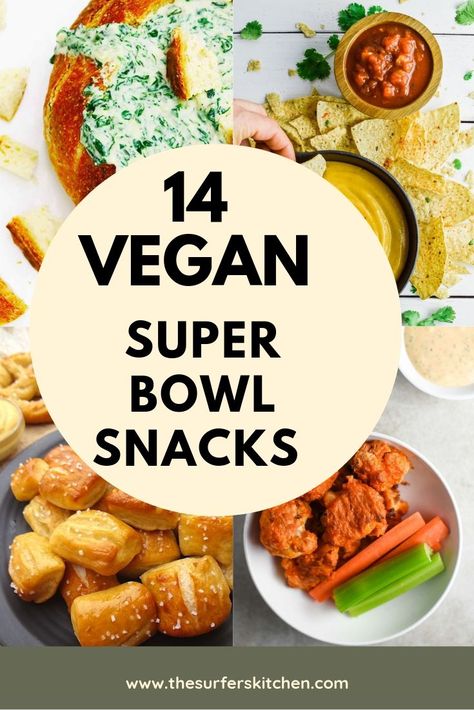 Super Bowl Snack Ideas, Vegan Superbowl, Vegetarian Super Bowl, Vegan Superbowl Snacks, Vegan Superbowl Food, Gameday Appetizers, Super Bowl Snack Recipes, Vegan Super Bowl, Superbowl Recipes