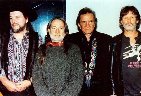 The Highwaymen, Highway Men, Waylon Jennings, Kris Kristofferson, Outlaw Country, Willie Nelson, Johnny Cash, Fashion Tv, Music Legends