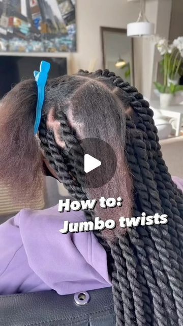 Best Hair For Twist Braids, Crochet Twist Tutorial, Diy Protective Hairstyles For Black Women, Diy Hair Twist, Twist Hairstyles With Braiding Hair, Marley Twists Jumbo, How To Add Hair To Twist, Simple Twist Hairstyles For Black Women, How To Do Jumbo Twists