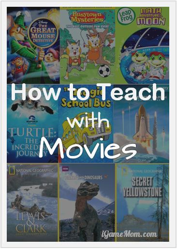 How to Teach with Movies Educational Movies, Learning Time, Kids' Movies, Kid Movies, Homeschool Help, Elementary Education, Educational Videos, Homeschool Curriculum, Homeschool Resources