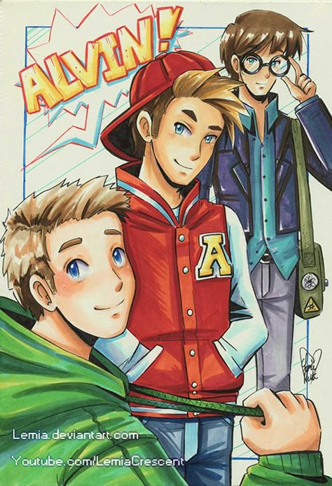 Alvin And The Chipmunks Human Fanart, Alvin And The Chipmunks As Humans, Alvin And The Chipmunks Human, Alvin X Simon, Alvin And The Chipmunks Fanart, Alvin And The Chipmunks Alvin X Brittany, Simon Fanart, Alvin And The Chipmunks Cartoon, Hi Im Alvin From Alvin And The Chipmunks