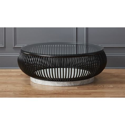 haven coffee table 36" diameter $799 marble base Marble Top Coffee Table, Drum Coffee Table, Centre Table, Rattan Coffee Table, Metal Furniture Design, Brass Coffee Table, Coffee Tables For Sale, Glass Top Coffee Table, Deco Furniture