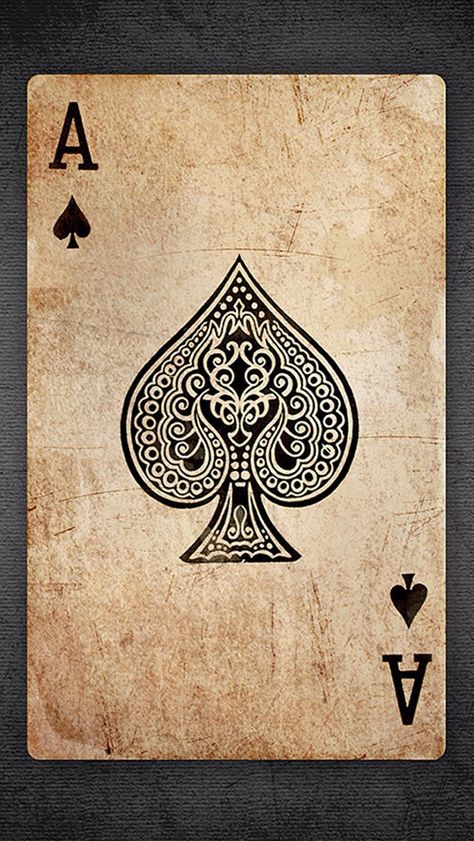 Ace of spades wallpaper Ace Card, Gambling Tattoo, Black Phone Wallpaper, Gambling Humor, Card Tattoo, Gambling Gift, Ace Of Spades, Zen Art, Wallpaper Wall