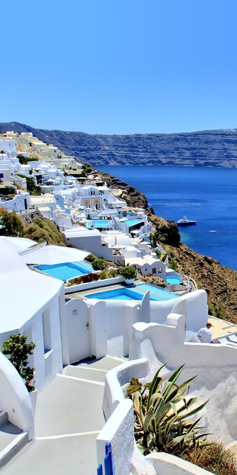 Beautiful Places In Greece, Activities In Greece, Santaroni Greece Aesthetic, Santorum I Greece, Greece Aesthetics Santorini, Santorini Greece Photography, Santorini Greece Oia, Greece Wallpaper, Greece Landscape