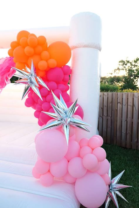 Disco Cowgirl Birthday Party, Disco Cowgirl Birthday, Cowgirl Birthday Party Ideas, Birthday Disco, Orange Birthday Parties, Birthday Balloons Pictures, Pink Party Theme, Sweet Sixteen Birthday Party Ideas, Disco Birthday Party