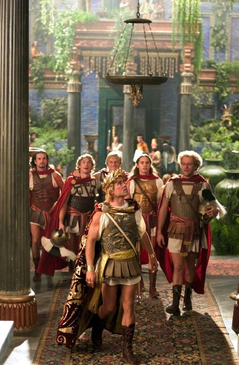 Alexander (2004) Alexander The Great Wallpaper, Alexander The Great Movie, Alexander Film, Alexander 2004, History Movies, Roman House, Greek Soldier, Roman Armor, Swiss Guard