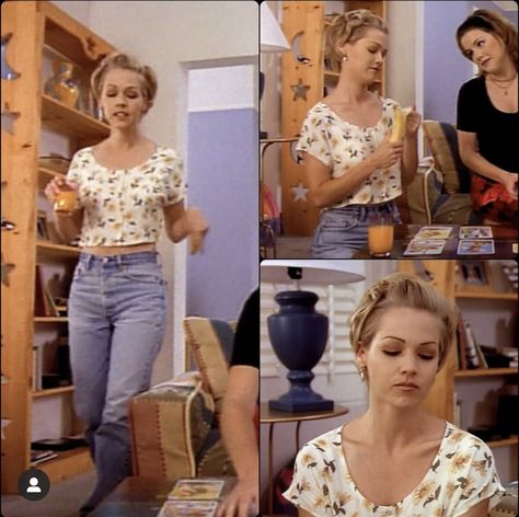 90210 Fashion 90s, Beverly Hills 90210 Outfits, 90210 Outfits, Jenny Garth, 90210 Fashion, Tv Characters Outfits, Brenda Walsh, Kelly Taylor, Jennie Garth