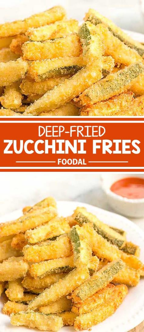 Zucchini Fries Fried, Deep Frier Recipes, How To Make Fried Zucchini, Deep Frier, Fried Zucchini Sticks, Deep Fried Zucchini, Deep Fryer Recipes, Fried Zucchini Recipes, Zucchini Pommes