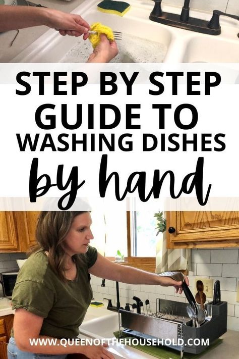 Washing Dishes By Hand, Proper Hand Washing, Pest Prevention, Food Tech, Best Cleaning Products, Washing Dishes, Cleaning Dishes, Step Guide, House Cleaning Tips