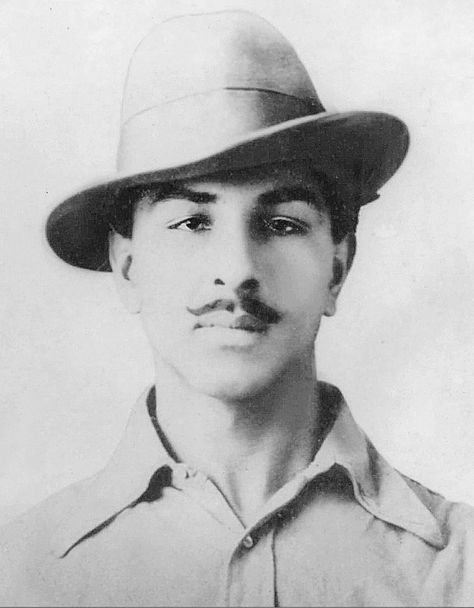 Picture of Indian revolutionary Bhagat Singh Fighter Sketch, Freedom Fighter Bhagat Singh, Bhagat Singh Quotes, Freedom Fighters Of India, Indian Freedom Fighters, Bhagat Singh, Freedom Fighter, India Independence, Devi Durga