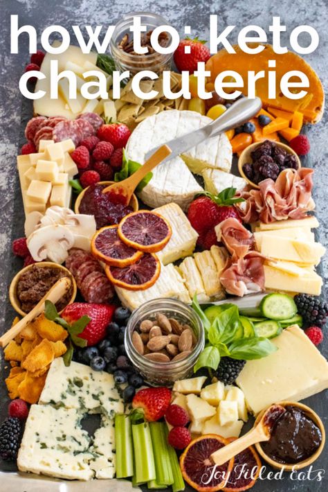 Keto Charcuterie Board, Keto Charcuterie, Sugar Free Cranberry Sauce, Thanksgiving Appetizer, Low Carb Crackers, Keto Appetizers, Sugar Free Jam, Fitness Plans, Joy Filled Eats