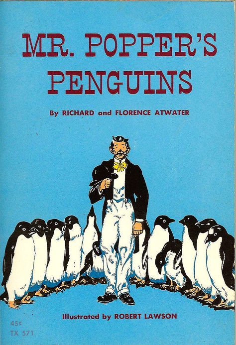 Mr. Popper's Penguins (1938 / 1974) | By Richard and Florenc… | Flickr Mr Poppers Penguins, Mr Popper, Childhood Books, Literature Books, Children's Literature, Books Young Adult, Books For Teens, Classic Books, Love Book