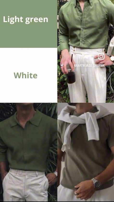 Green Shirt Outfits, Dark Green Shirt, Guys Fashion Casual, Polo Shirt Outfits, Mens Smart Casual Outfits, Shirt Outfit Men, Colour Combinations Fashion, Sleeveless Puffer, Classy Outfits Men