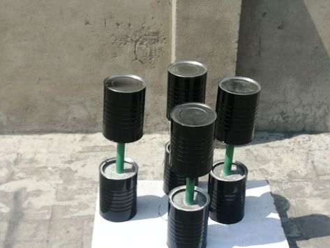 HomeMade Dumbbells made from cement, sand and stones mixture #homemade #diy #fitness Homemade Dumbbells, Diy Weights, Homemade Workout Equipment, Diy Dumbbell, Healthy 2024, Homemade Gym, Homemade Gym Equipment, Diy Fitness, How To Make Home