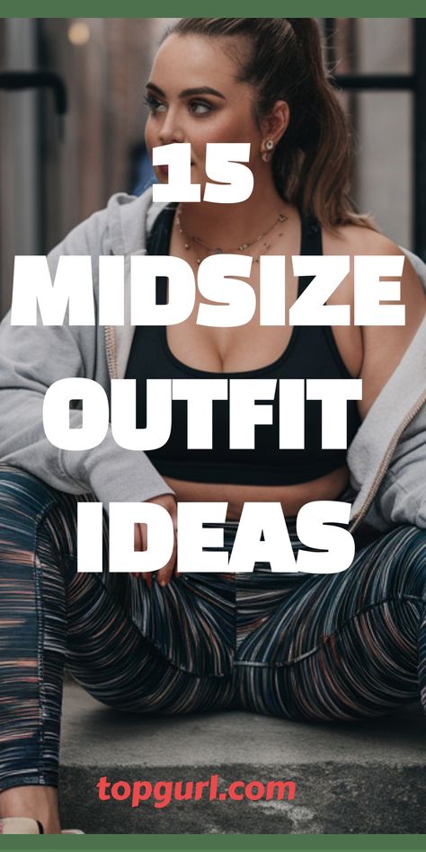 15 Midsize Outfit Ideas Midsize Workout Outfit, Midsize Athleisure Outfits, Petite Midsize Fashion, Midsize Casual Outfit, Midsize Outfits Casual, Look Midsize, Outfit Inspo Midsize, Midsize Outfit Ideas, Style Midsize