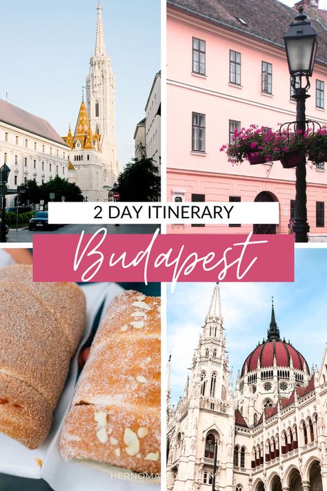 Got 48 hours in Budapest? This 2-day itinerary covers all the must-see spots, from iconic landmarks to hidden gems. Perfect for first-timers or those on a quick city break! Budapest Itinerary, Liberty Bridge, Buda Castle, Stone Street, Architecture Landmark, Danube River, Perfect Itinerary, Central Europe, Budapest Hungary