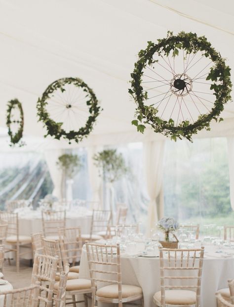 Marquee Wedding Ideas, Bike Wedding Decor, Moonrise Kingdom Wedding, Car Themed Wedding, Bike Wedding, Bicycle Wedding, Country Party, Marquee Hire, Bicycle Decor