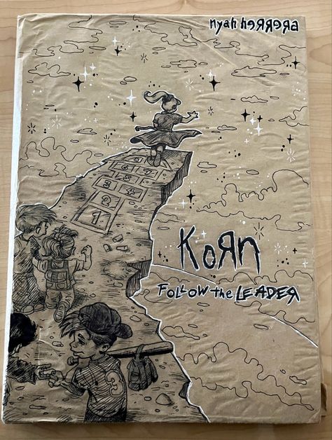 Follow The Leader Korn, Korn Drawing, Metal Drawing, Realistic Animal Drawings, Art Inspiration Painting, Mini Paintings, Art Inspiration Drawing, Book Making, Funky Art