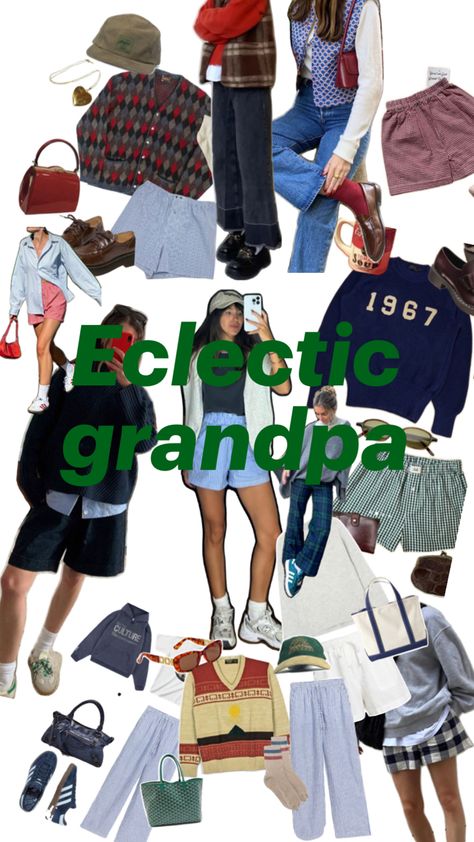 Grandpa Fashion, Outfits Primavera Verano, Mood Board 2023, Outfits Primavera, Grandpa Style, Grandpa Core, Spring Summer 23, Outfit Primavera, Outfit Combos