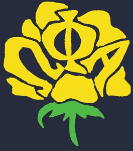 Omega Phi Alpha yellow rose. Property of Kotis Design http://www.kotisdesign.com/college/design-archive-search.asp?search=omega+phi+alpha&x=0&y=0&submit_search=true Big Crafts, Omega Phi Alpha, Alpha Phi Omega, Sorority Ideas, Alpha Omicron Pi, Sorority Crafts, Fraternity Apparel, Alpha Chi, College Design