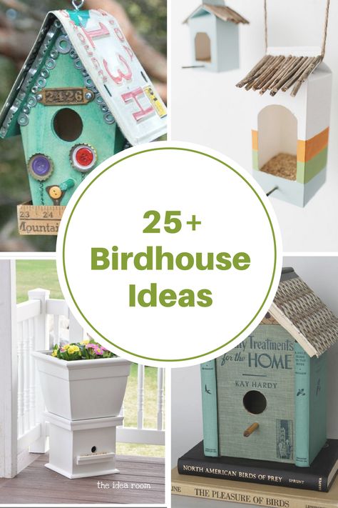 Sharing some fun and unique DIY Birdhouse Ideas that are beautiful outdoor decor and will also help to take care of birds at the same time. Diy Birdhouse Ideas, Teapot Birdhouse, Diy Birdhouse, Birdhouse Ideas, Homemade Bird Houses, Birdhouse Craft, Bird Houses Ideas Diy, Bird House Plans, Terra Cotta Pot Crafts