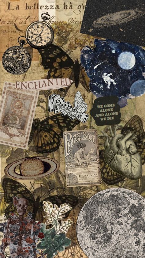 Scrapbook Aesthetic, Scrapbook Themes, Aesthetic Shuffles, Moon Time, Gcse Art Sketchbook, Retro Wallpaper Iphone, Gcse Art, Scrapbook Printables, Retro Wallpaper