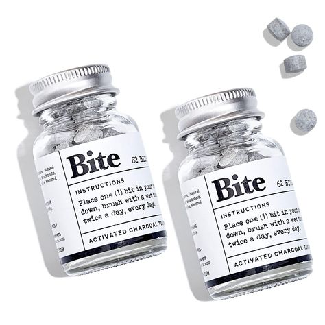 Bite Toothpaste Bits with Nano Hydroxyapatite - Eco and Travel-Friendly Whitening Toothpaste Tablets (Mint Charcoal) Toothpaste Tablets, Care Routine Aesthetic, Be More Sustainable, Skin Care Routine Aesthetic, Travel Toothpaste, Routine Aesthetic, Face Skin Care Routine, Brush Your Teeth, Sustainable Beauty