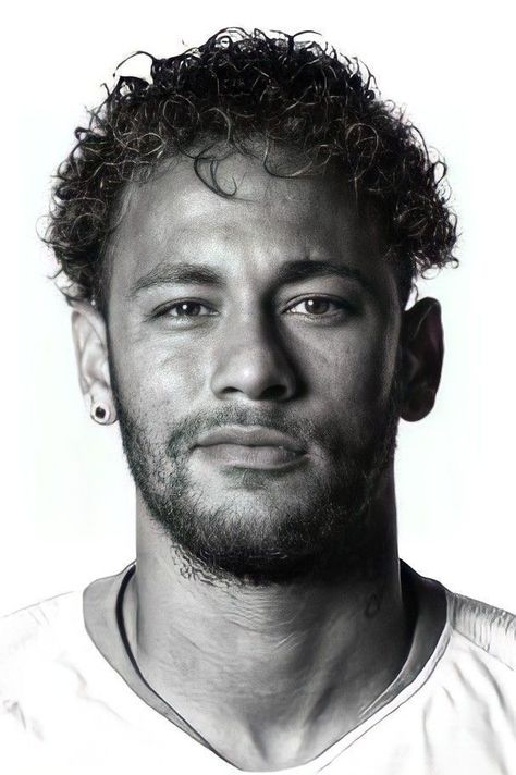 Male Celebrity Portrait Photography, Neymar Jr Portrait, Potrate Photography, Neymar Portrait, Neymar Sketch, Old Man Portrait Drawing, Man Portrait Drawing, Ronaldinho Brazil, Portraits Sketch