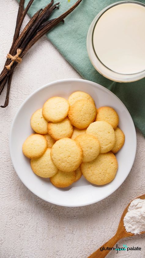 Best Gluten-Free Vanilla Wafers Recipe – Gluten-Free Palate Vanilla Wafers Recipe, Wafer Recipe, Gluten Free Vanilla Wafers, Wafer Cookie Recipe, Vanilla Wafer Recipe, Wafers Recipe, Banana Pudding Desserts, Gluten Free Shortbread, Vanilla Wafer