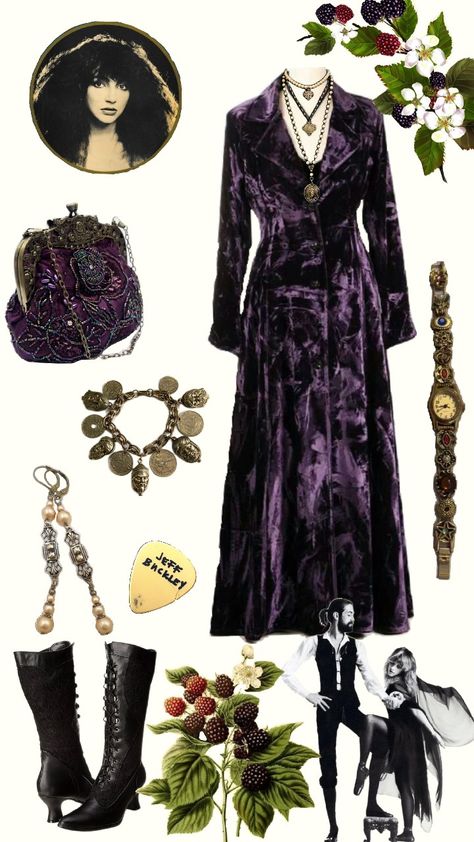 #Witch #Blackberrycore Lunar Witch Outfit, Psychic Outfit, Witch Outfits Aesthetic, Modern Witch Outfit, Witch Aesthetic Outfit, Witch Ideas, Cosmic Witch, Witchcraft Aesthetic, Medieval Witch