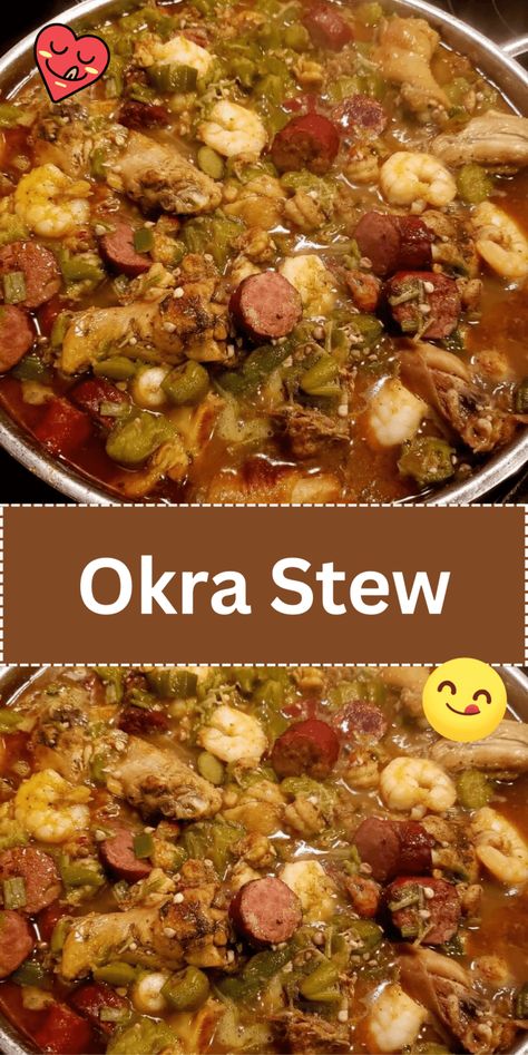 133 Okra Pilaf, Chicken And Okra, Stew With Chicken, Okra Gumbo, Okra Stew, Okra And Tomatoes, Brunswick Stew, Okra Recipes, Southern Recipes Soul Food