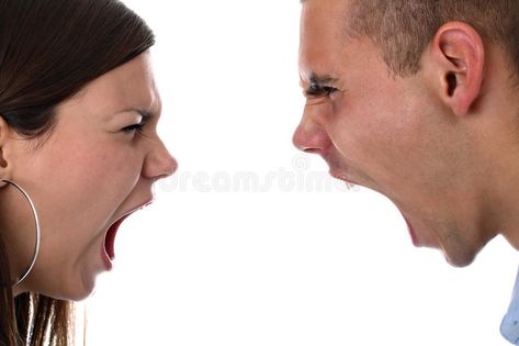 Young couple yelling at each other isolated. Heads of young man and woman yellin , #AFF, #isolated, #Heads, #young, #Young, #couple #ad Organizational Communication, Types Of Conflict, Debate Topics, Increase Height Exercise, Emotional Freedom Technique, Eft Tapping, A Guy Who, Business Leader, Male Body