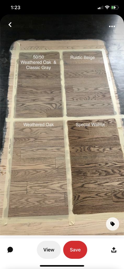 Red Oak Hardwood Floors Stains, Stain On Red Oak, Oak Floor Kitchen, Hardwood Floor Stain Colors, Oak Floor Stains, Floor Stain Colors, Weathered Oak Stain, Red Oak Hardwood Floors, Red Oak Stain