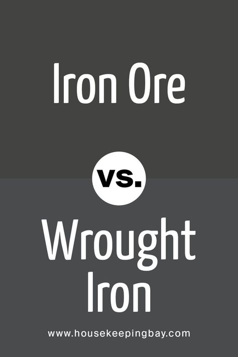 Iron Ore vs Wrought Iron Benjamin Moore Wrought Iron Kitchen Island, Iron Ore Versus Wrought Iron Paint, Wrought Iron By Benjamin Moore, Wrought Iron Benjamin Moore Bathroom, Iron Ore Painted Doors, Benjamin Moore Wrought Iron Complimentary Colors, Benjamin Moore Wrought Iron Bedroom, Benjamin Moore Wrought Iron Front Door, Sherwin Williams Iron Ore Vs Benjamin Moore Wrought Iron