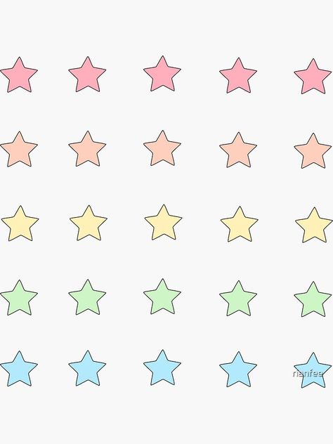 Tiny Stickers To Print, Tiny Stickers, Stickers Ideas, Tiny Star, Kid Core, Star Stickers, Colour Star, Sticker Pack, Stickers Packs