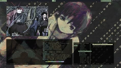 Animecore Desktop Wallpaper, Anime Core Wallpaper Pc, Retro Anime Wallpaper Desktop, Serial Experiments Lain Desktop Wallpapers, Lain Background Pc, Lain Laptop Wallpaper, Cybercore Computer Wallpaper, Pc Background Aesthetic Anime, 2000s Anime Wallpaper Desktop