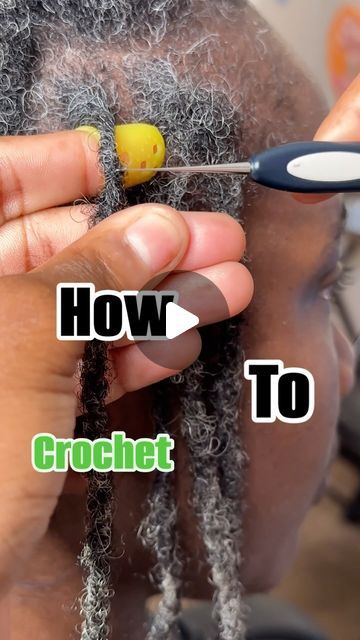 Loc Crochet Needle, How To Crochet Dreadlocks Tutorials, How To Crochet Locs For Beginners, Crochet Locs Tutorial, How To Crochet Locs, How To Crochet Dreadlocks, Curly Loc Styles For Women, Crochet Over Locs, Loc Styles Long Locs