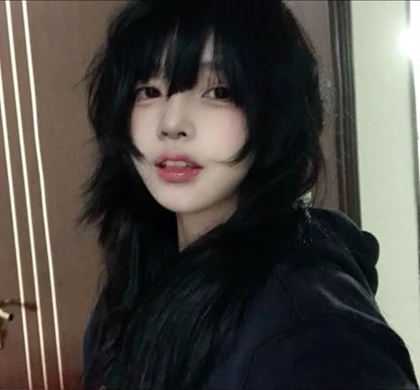 Hangodango on tiktok Hair Styles Girl, Short Hair Korean, Pretty Hair Cuts, Hair Korean, Vivid Hair, Short Grunge Hair, Short Hair Tomboy, Vivid Hair Color, Creative Hair Color