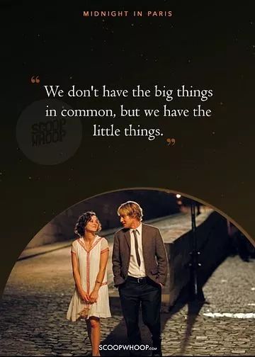 ‘Midnight In Paris’ Quotes That’ll Take You Back In Time & Wrap You In Its Magic & Nostalgia Midnight In Paris Quotes, Midnight In Paris Aesthetic, Aesthetic Midnight, Paris Movie, Paris Quotes, Looking For Love Quotes, Concept Of Time, Midnight In Paris, Owen Wilson