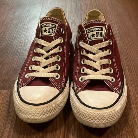 Converse Chuck Taylor All Star lows maroon Outfit For Converse, Converse Low Cut, Maroon Converse, Maroon Colour, Converse Low, Converse Star, Maroon Color, Converse Chuck Taylor All Star, Chuck Taylor Sneakers