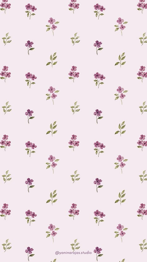 #acuarelafloral #pintadoamano  #ilustracion #patterndesign #phonewallpaper #watercolorpainting #watercolorflowers #handpainted #ldsartist #flowerpattern #textiledesign . Find this and others Phone Wallpapers on my Instagram - @yaninarojas.studii . Do not re-sell, Copyright of Yanina Rojas and re-selling artwork is a crime and infringement of copyright. Pink Flower Drawing Wallpaper, Pink Flower Background Wallpapers, Cute Pink Flower Background, Coquette Red Floral Wallpaper, Floral Phone Wallpaper, Scarves Design, Vintage Pink Floral Backgrounds, Leaves Wallpaper Iphone, Waves Wallpaper Iphone