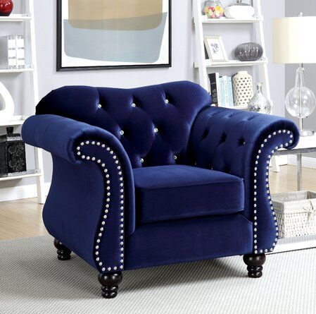 Blue Tufted Sofa, Glam Sofas, Glam Chair, Tufted Armchair, Tufted Accent Chair, Tufted Arm Chair, Tufted Chair, Printed Chair, Eames Chairs