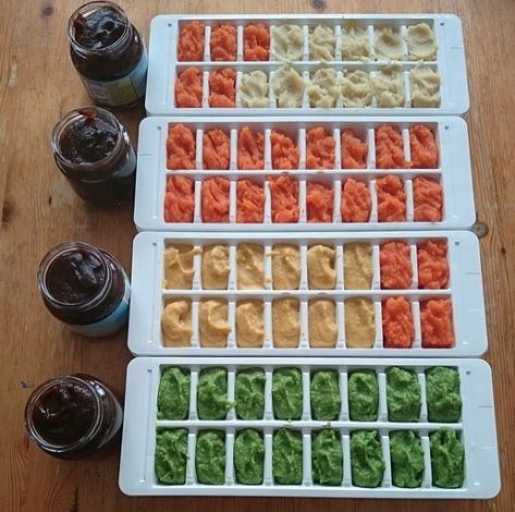 Prune Puree, Baby Food Hacks, Freezing Baby Food, Easy Baby Food Recipes, Baby Cereal, Healthy Baby Food, Baby Food Storage, Mom Needs, Baby Puree