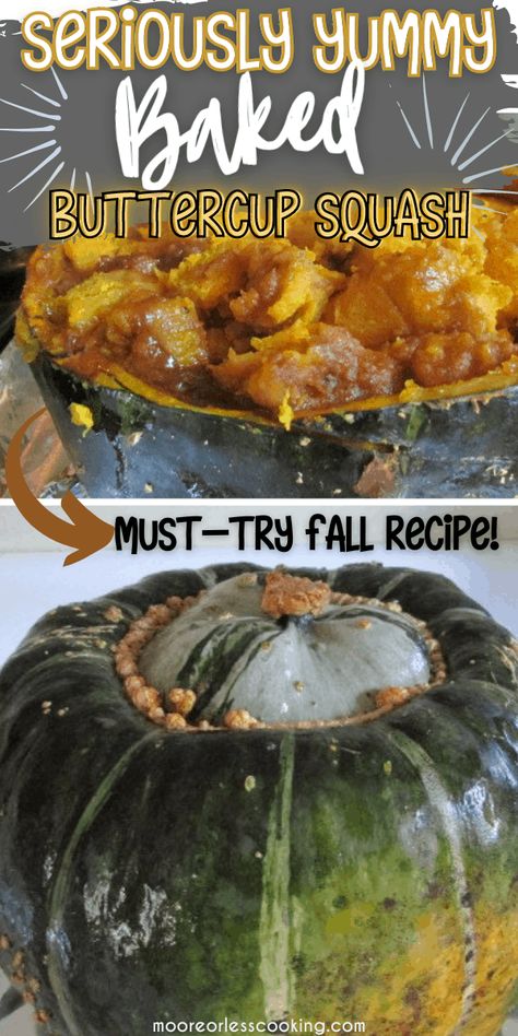 Baked Buttercup Squash, Baked Squash Recipes, Squash In Oven, How To Cook Squash, Buttercup Squash, Baked Squash, Sides Easy, Best Side Dishes, Incredible Recipes