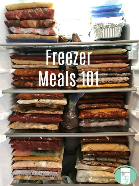 Batch Freezer Cooking, Freezer Ziplock Meals, Batch Cook Recipes, Best Batch Cooking Recipes, How To Store Freezer Meals, Freezer Batch Cooking, Freezer Meals For Family Of 5, 4 Weeks To Fill Your Freezer, Cooking 101 Recipes